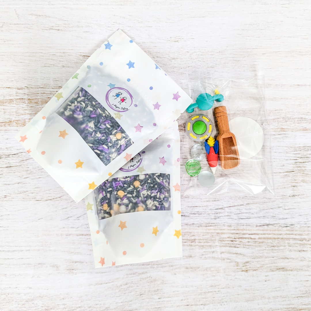 Space Themed Sensory Rice Deluxe Kit