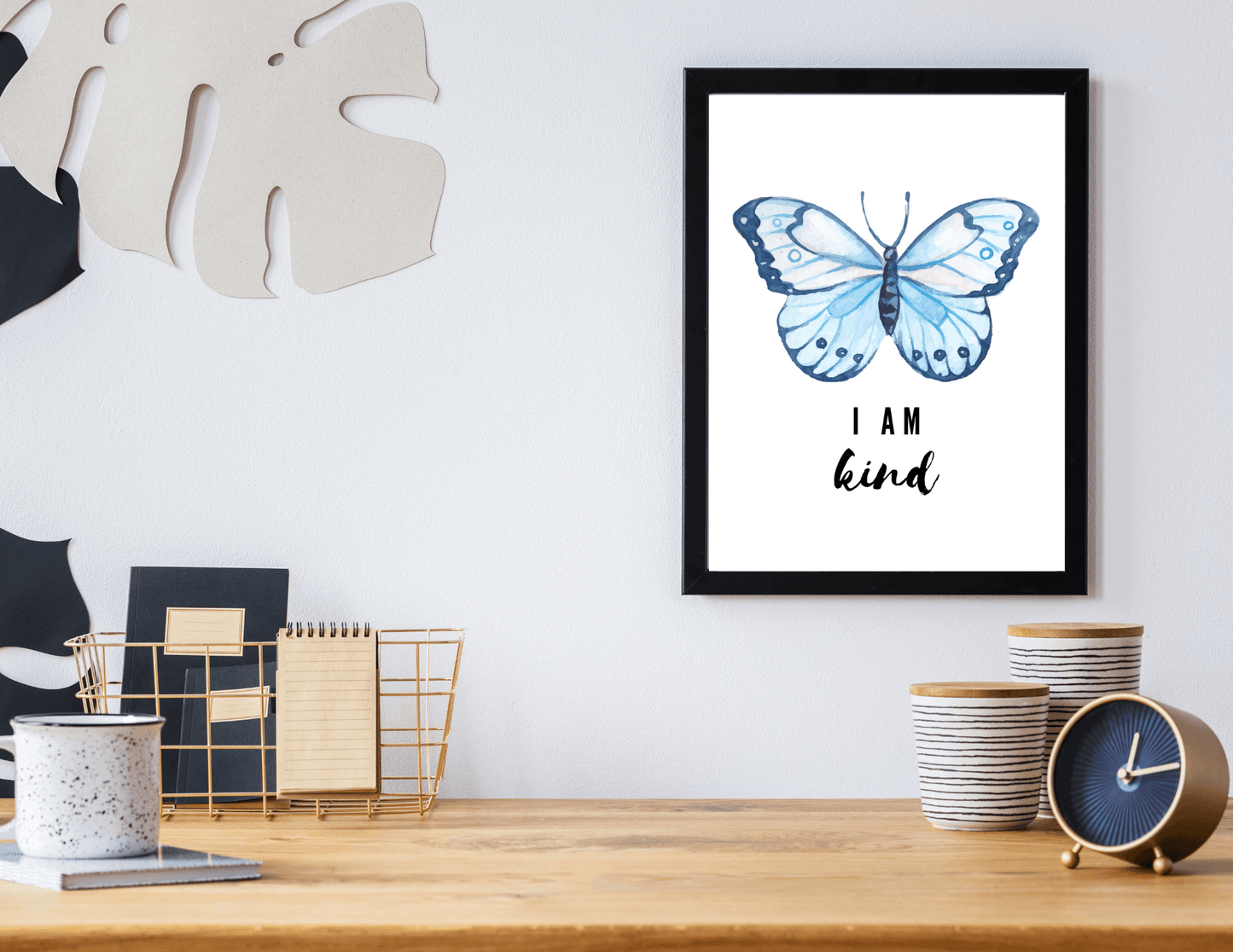 Butterfly Affirmation Wall Art - Digital Download - 2 Paper Sisters