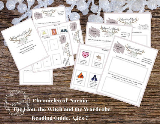 Reading Unit: Chronicles of Narnia, Ages 7+ - Digital Download - 2 Paper Sisters