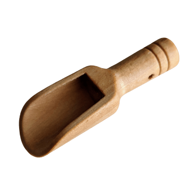 Wooden Scoop for Sensory Rice - 2 Paper Sisters