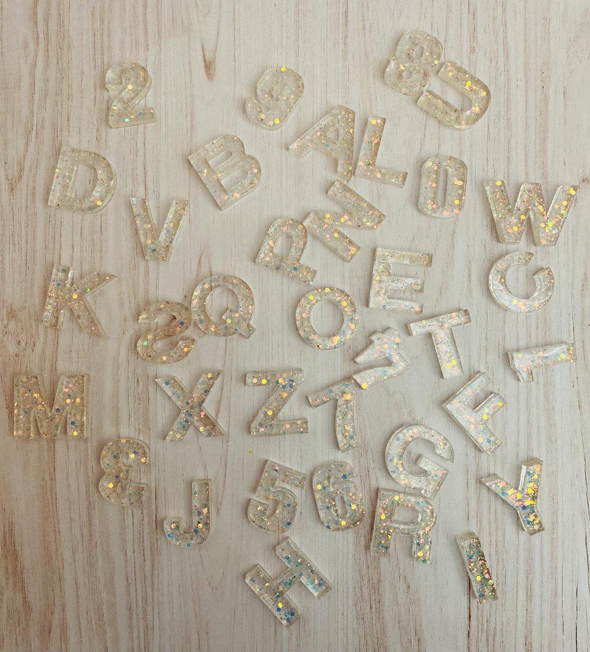Handmade Resin Letters and Numbers - 2 Paper Sisters